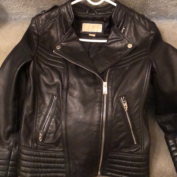 Michael Kors Jackets & Blazers - Michael Kors leather moto jacket